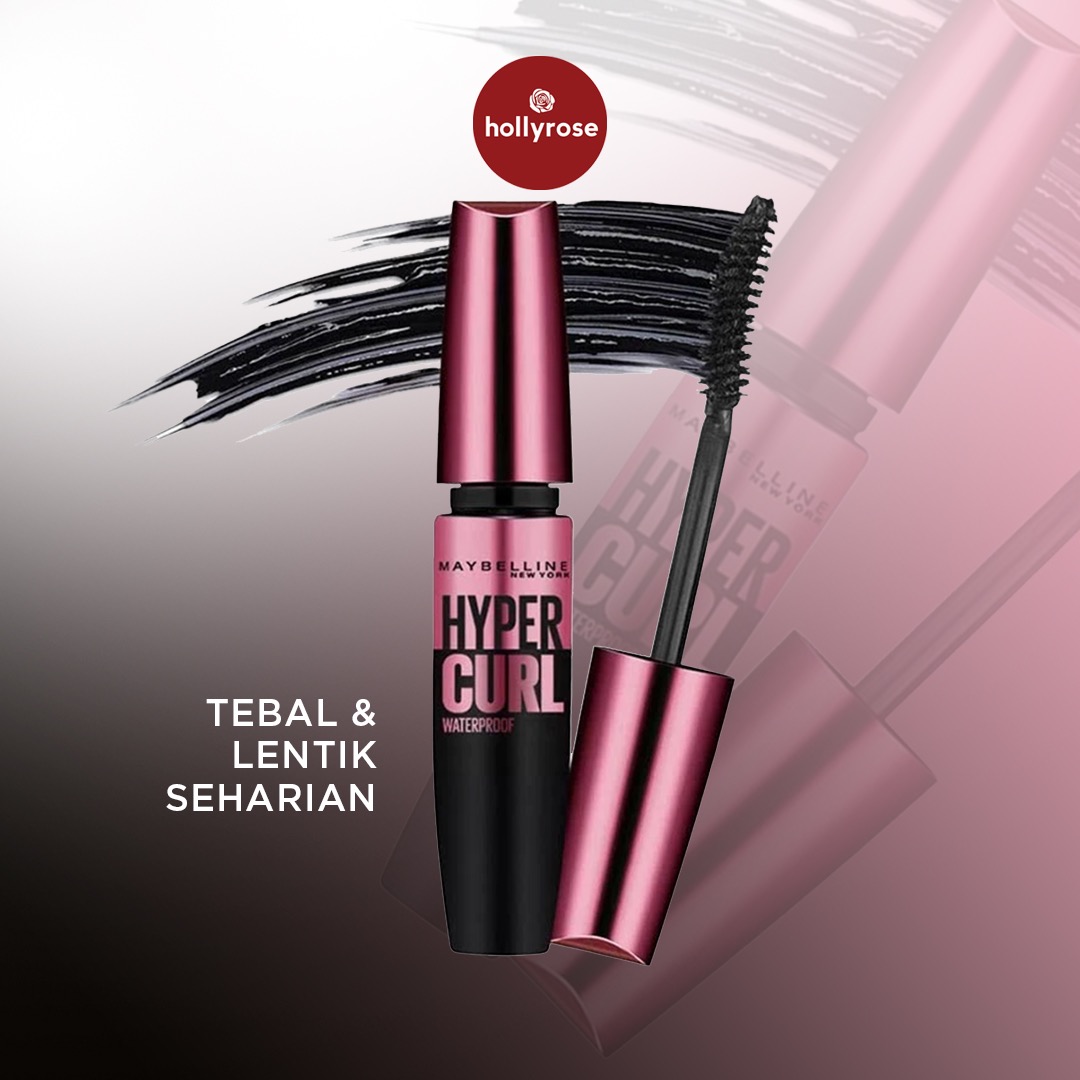 Maybelline Mascara Hyper Curl - Waterproof Mascara Black Color