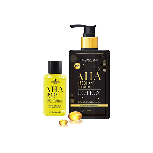 Aha One Set - Body Lotion 250ml & Body Booster Bright Serum 30ml