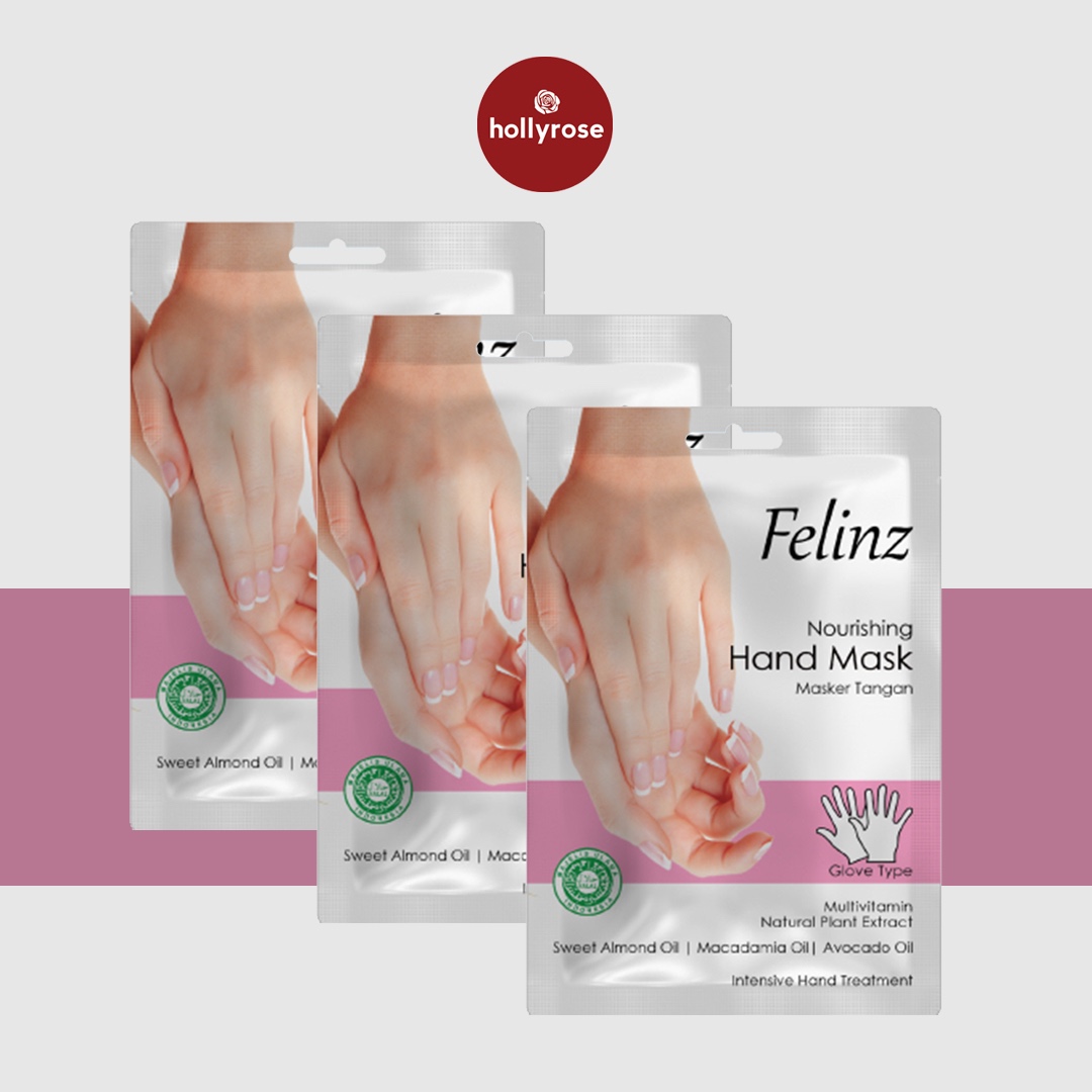 Felinz Nourishing Hand Mask - 2 Sheet Sepasang