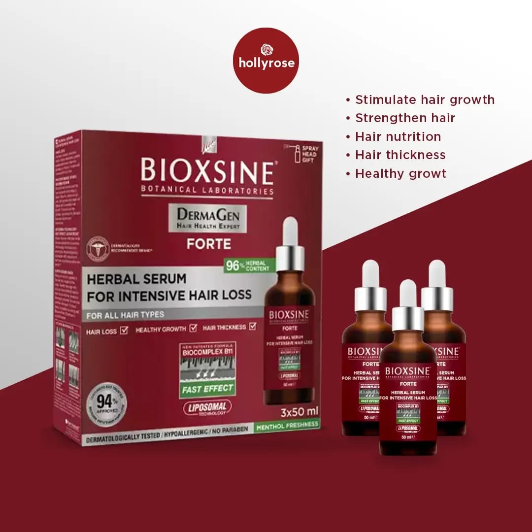 Bioxsine Forte Herbal Serum - 1 Box � 3 Bottle @50ml 3 X 50ml