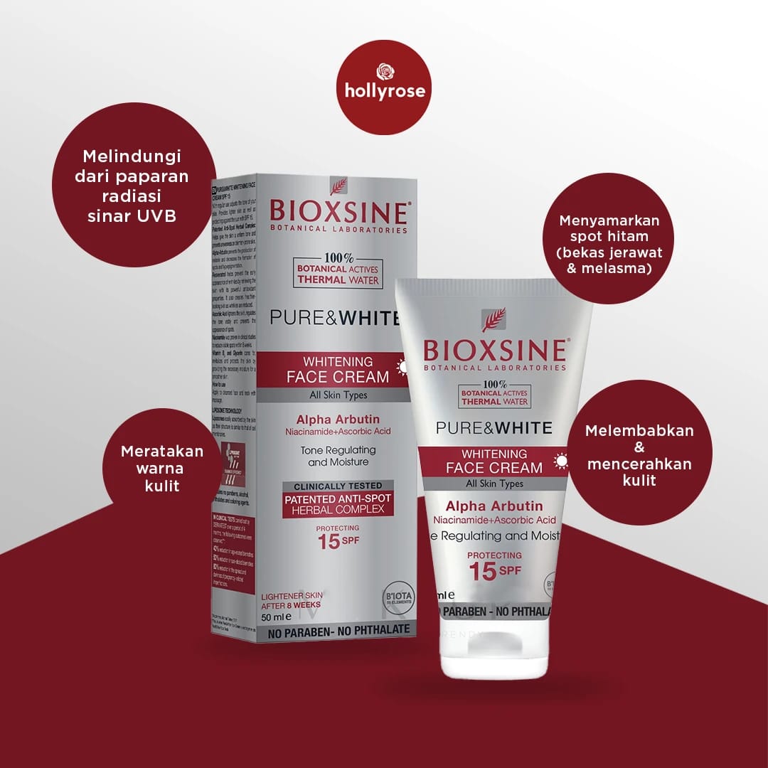 Bioxsine Pure and White Face Cream With Spf 15 - 200ml