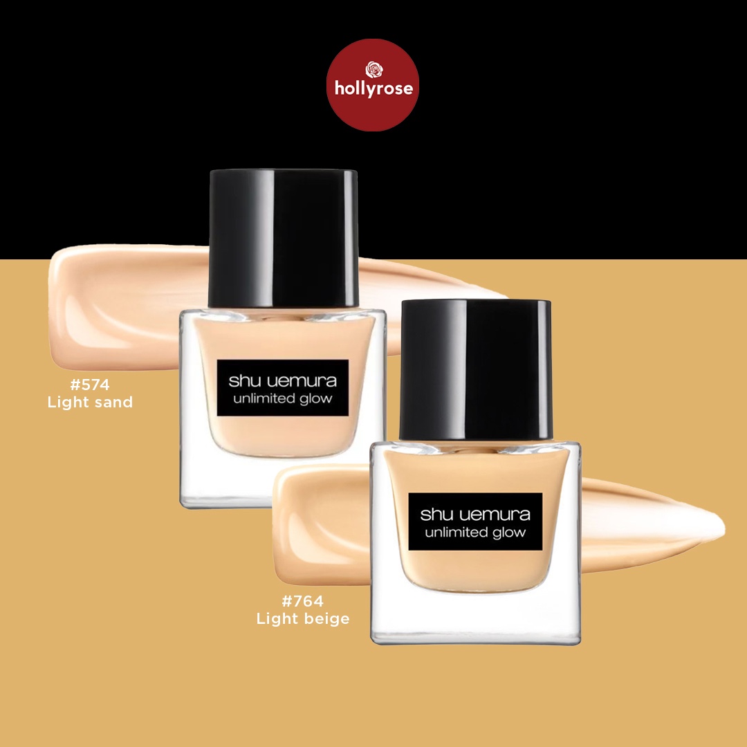 Shu Uemura Unlimited Glow Breathable Care in Foundation Natural Glow Finish With Spf18 Pa +++ - No 574 Light Sand - 35ml