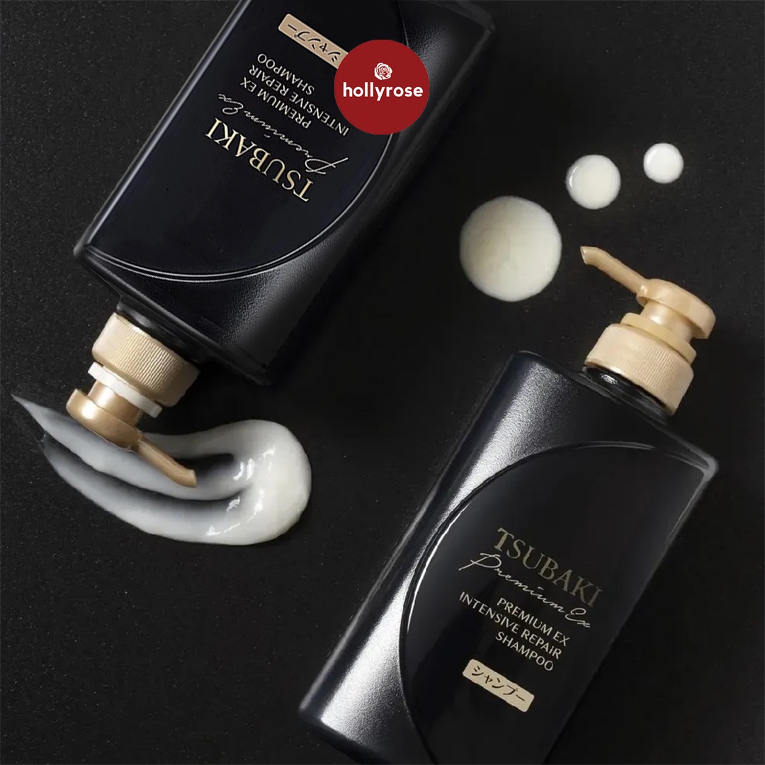 Tsubaki Shampoo - Premium Ex Intensive Repair Shampoo (Black) - 490ml