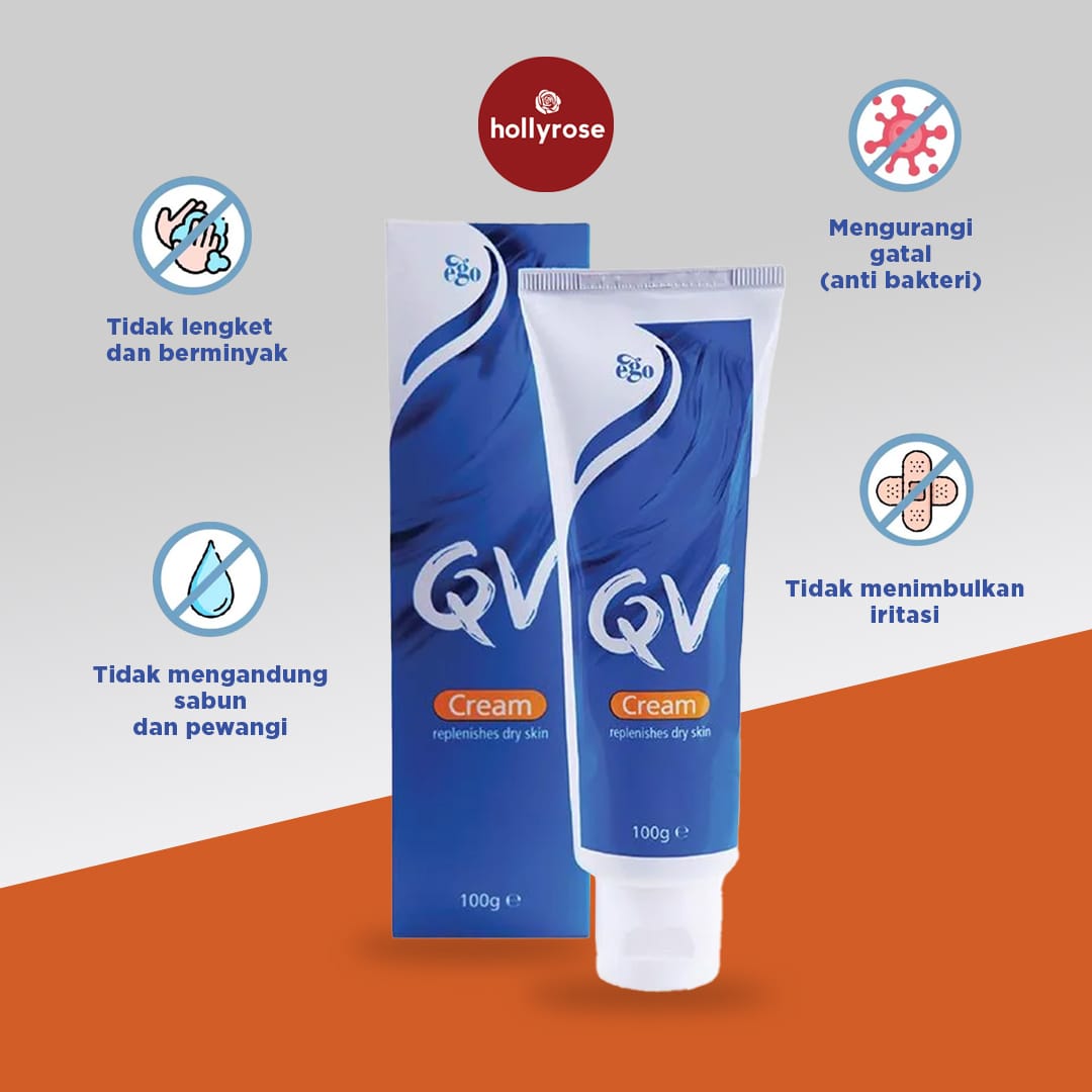 Qv Cream Replenishes Dry Skin - 100gr