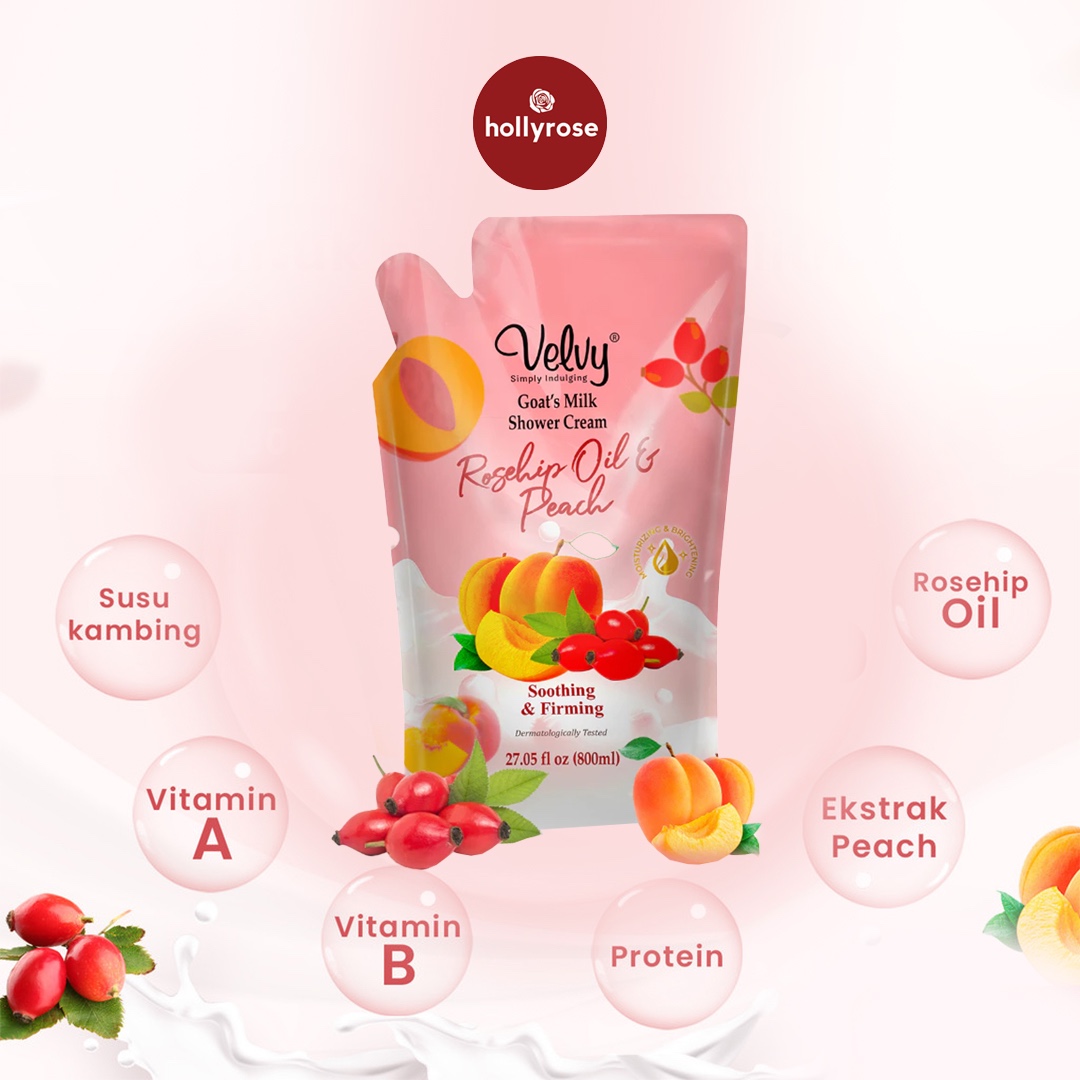 Velvy Goat’s Milk Cream - Soothing & Firming - Refill - 800ml