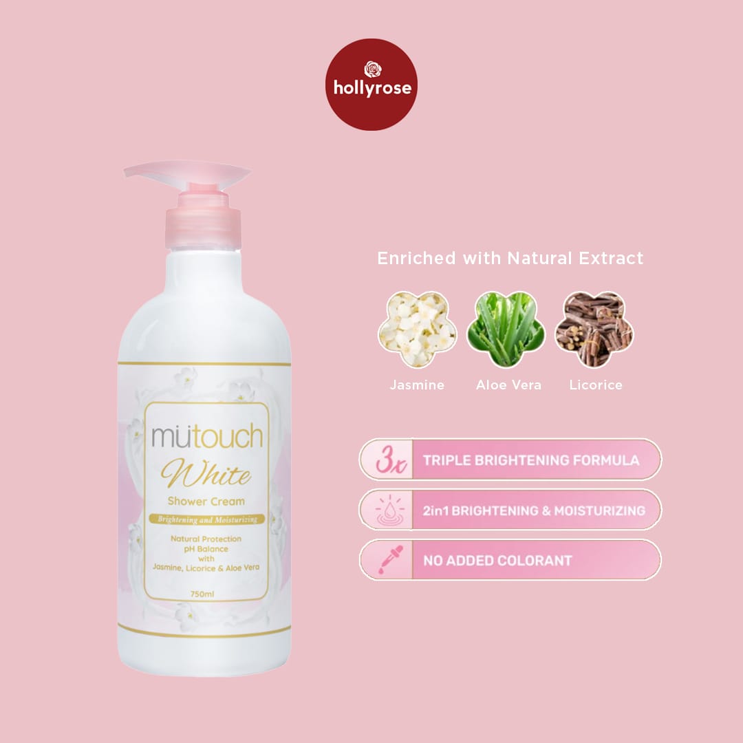 Mutouch White Shower Cream - Brightening and Moisturizing - 750ml